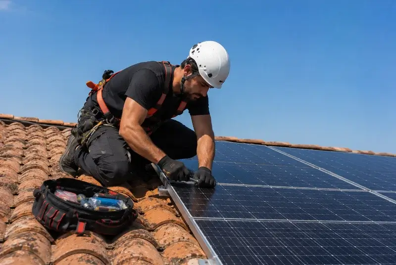 Maintenance et monitoring de panneaux solaires à Saint-Aignan-Grandlieu